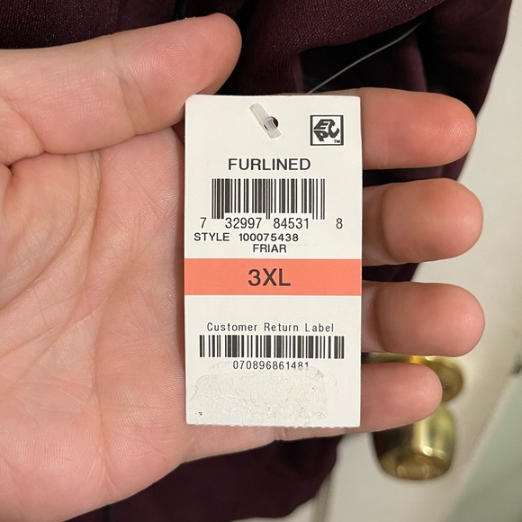 INC furlined Jacket Size 3XL - Picture 3 of 3